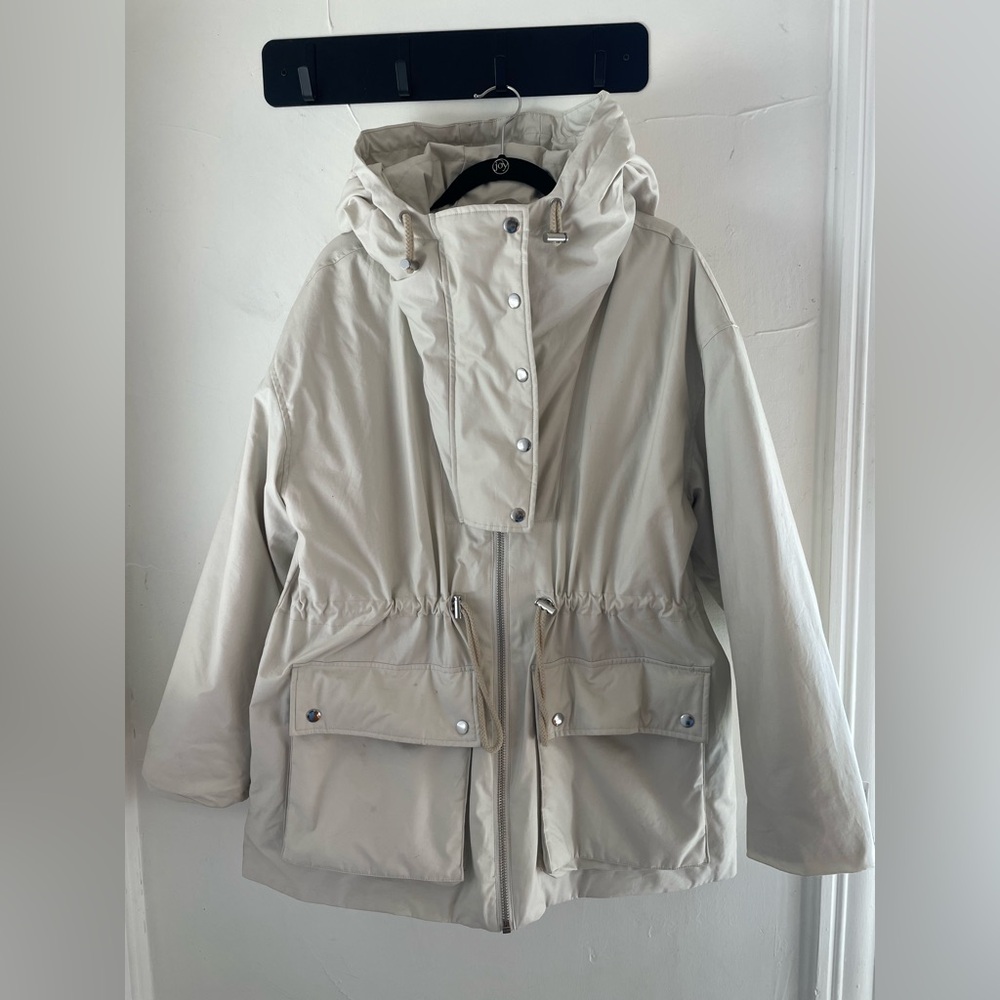 H&M Premium Hooded Puffer Parka Jacket